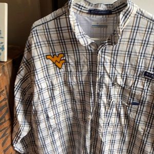 Columbia PFG West Virginia long sleeve button down